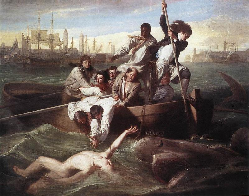 COPLEY, John Singleton Brook Watson and the Shark sdf Sweden oil painting art